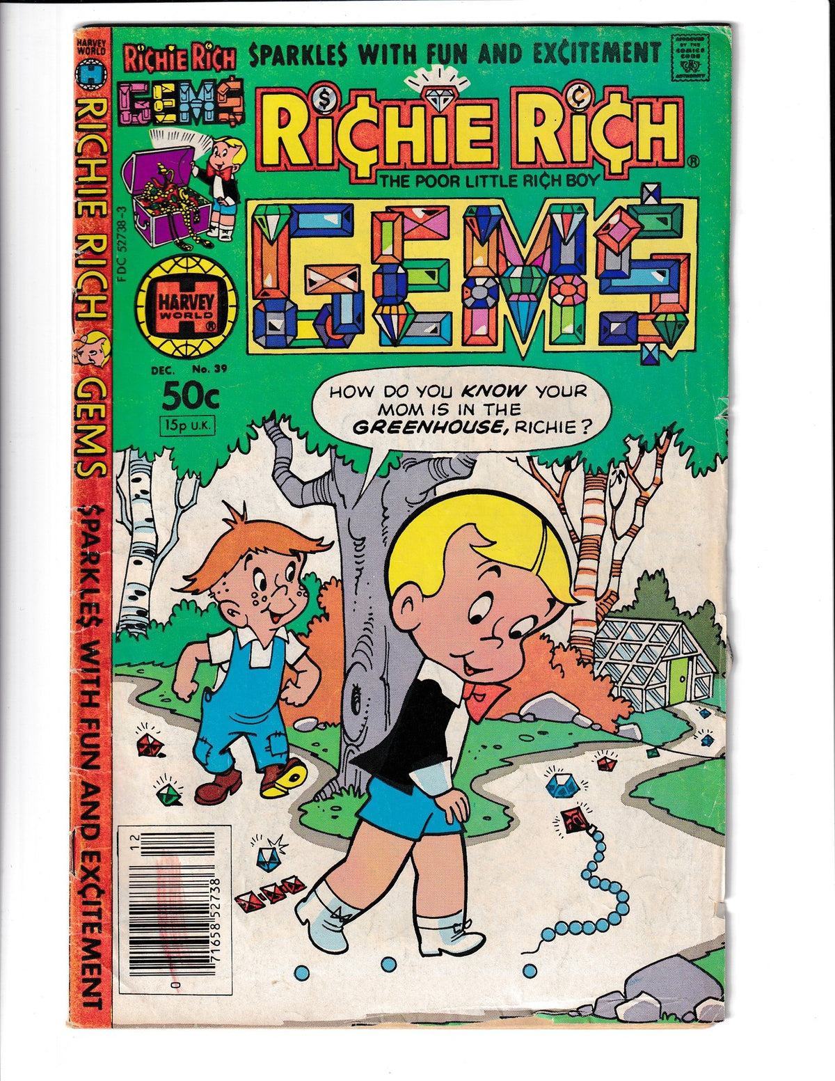 Richie Rich: Gems #39 (1981) Harvey Comics