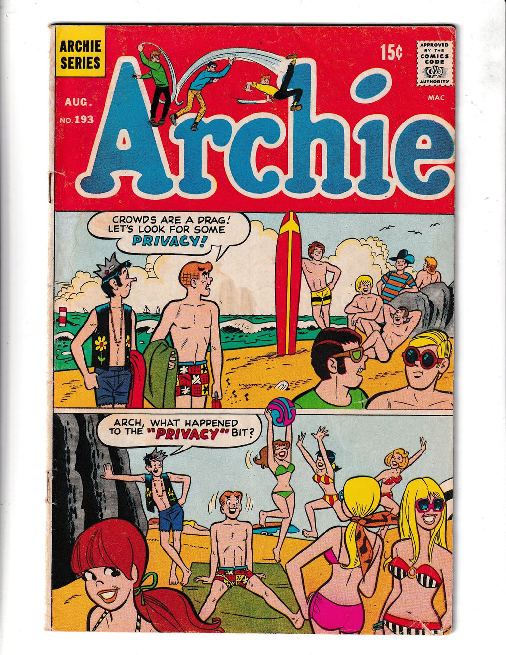 Archie Comics #193 (1969) Archie Comics