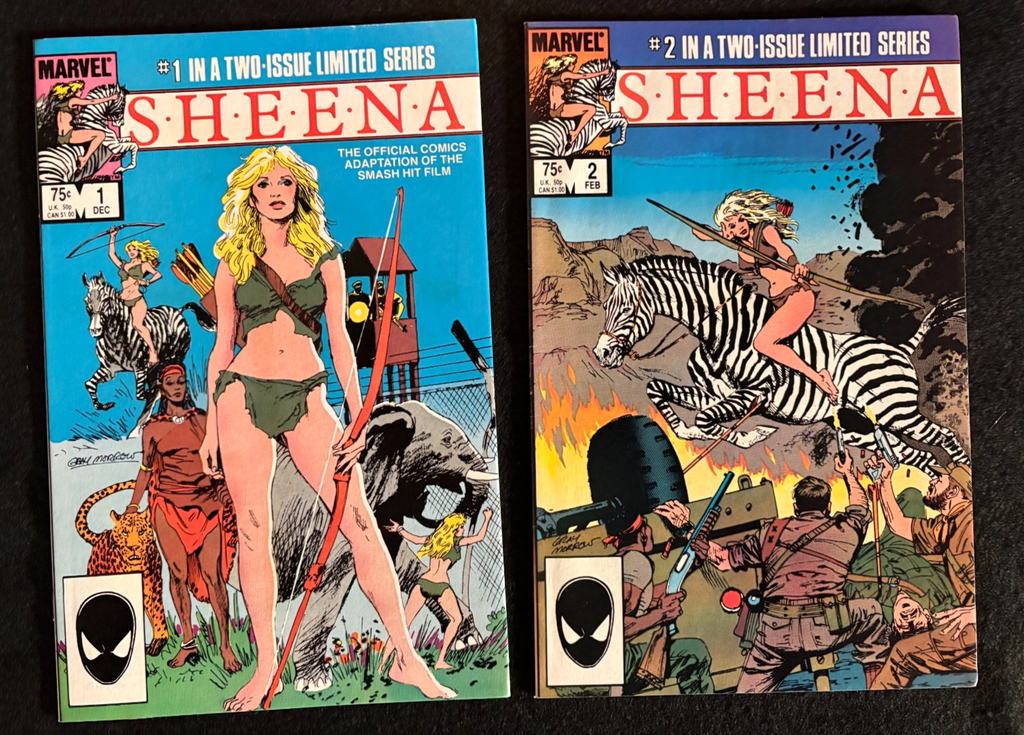 Sheena - Complete Set of 2 - #1-2 (1984) Marvel