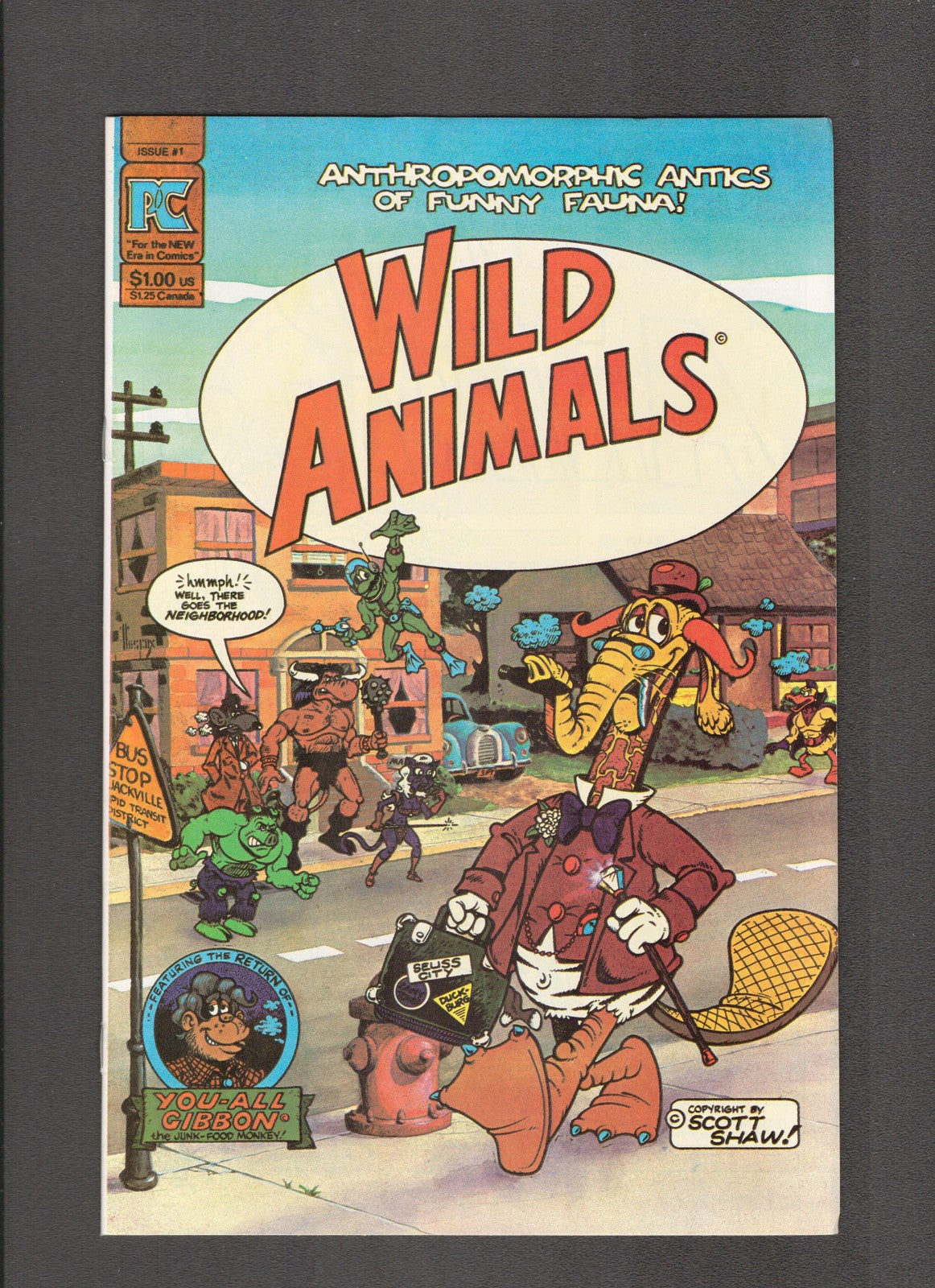 Wild Animals #1 (1982) Sergio Arogones Pacific Comics