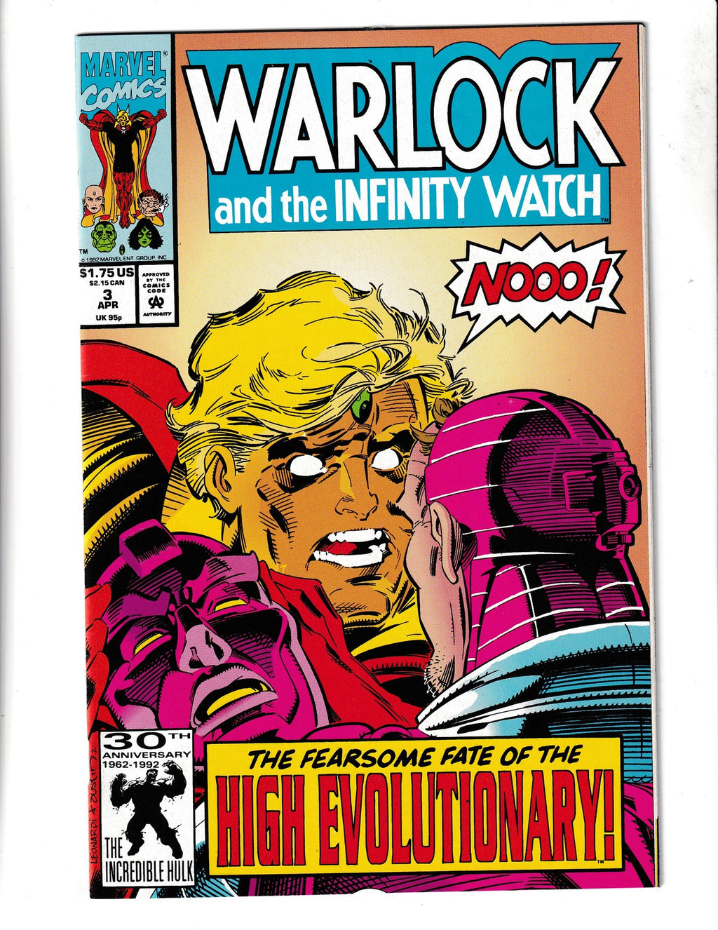 Warlock and the Infinity Watch #3 (1992) DC Comics