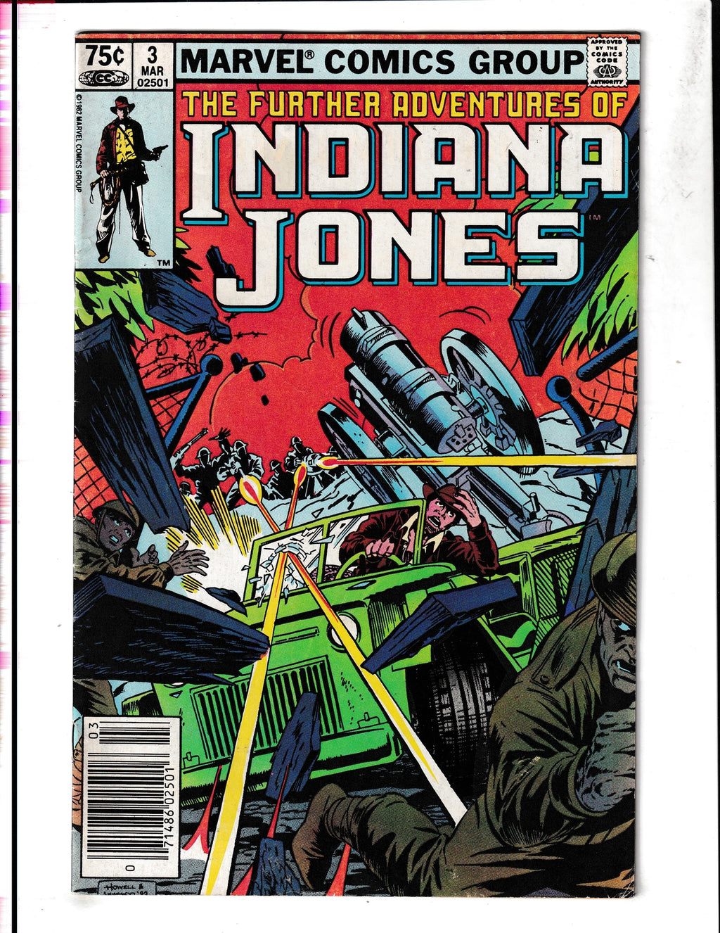 Indiana Jones #3 (1983) Further Adventures Marvel Comics SKU:1852