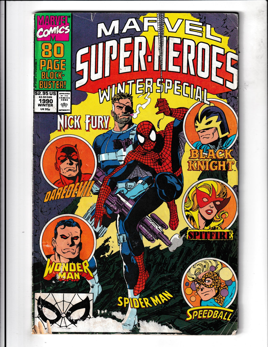 Marvel Super-Heroes #4 (1990) Winter Special Marvel Comics