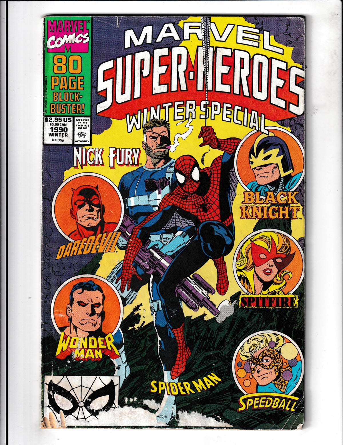 Marvel Super-Heroes #4 (1990) Winter Special Marvel Comics