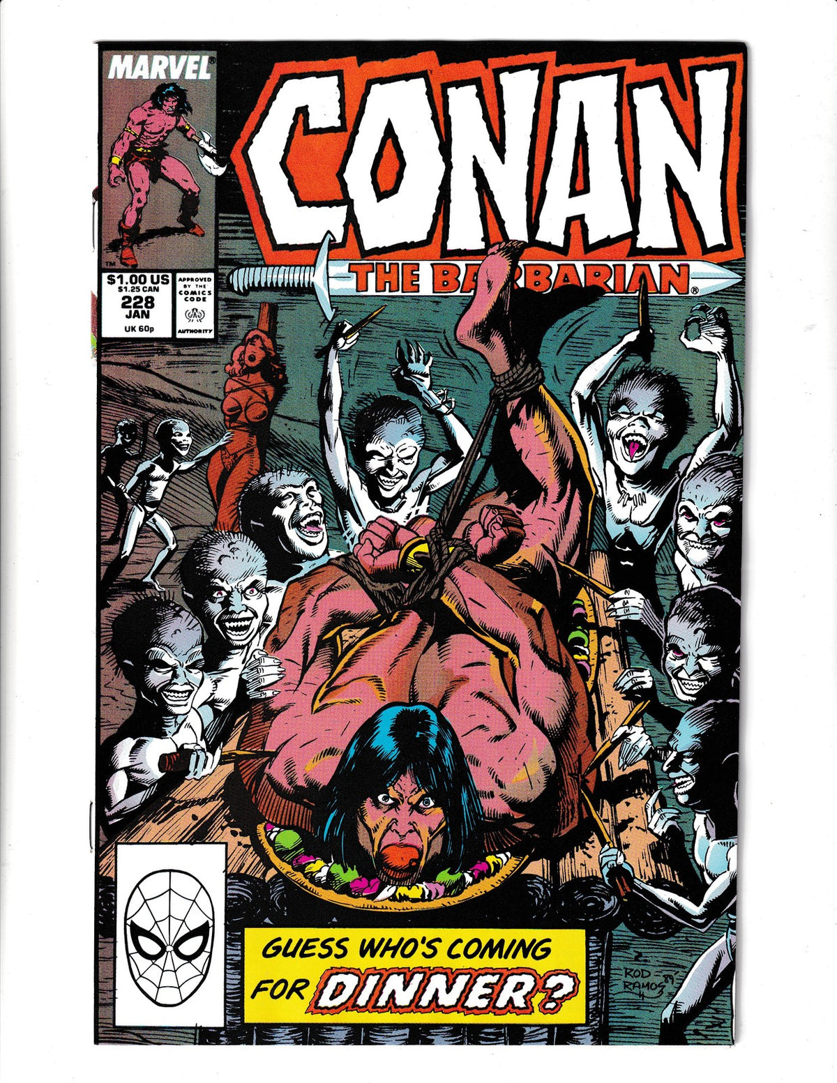 Conan the Barbarian #228 (1990) Marvel Comics SKU:2714