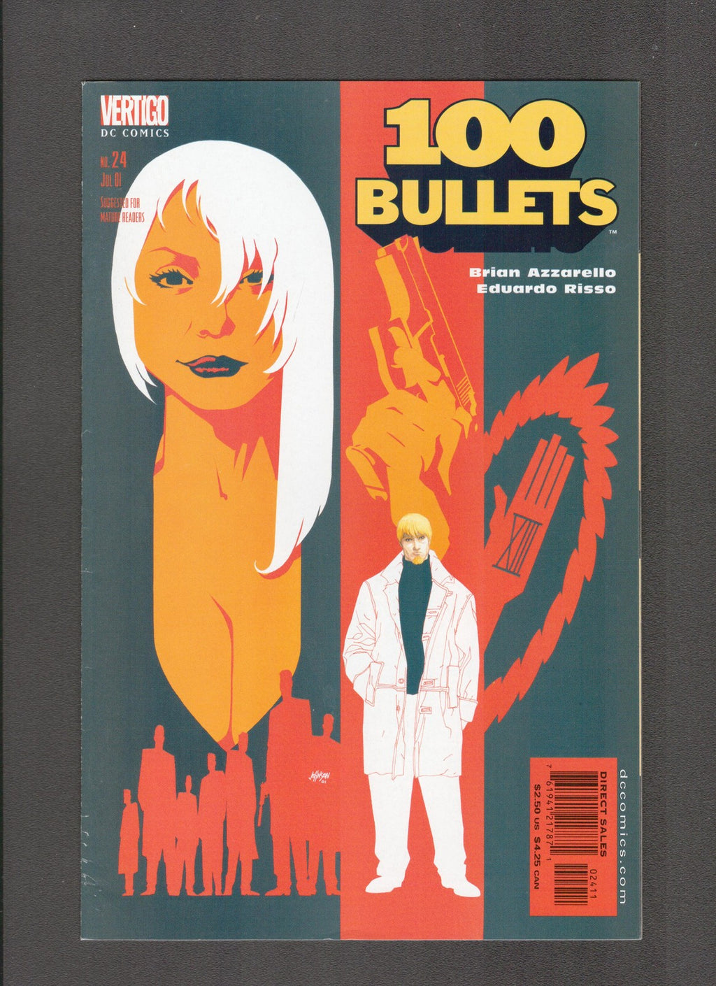 100 Bullets #24 (2001) Higher Grade Vertigo Comics
