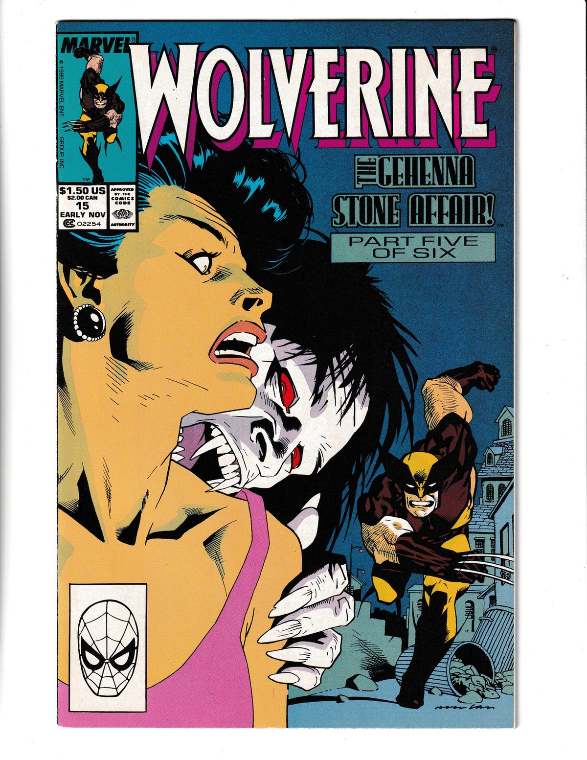 Wolverine #15 (1989) Marvel Comics