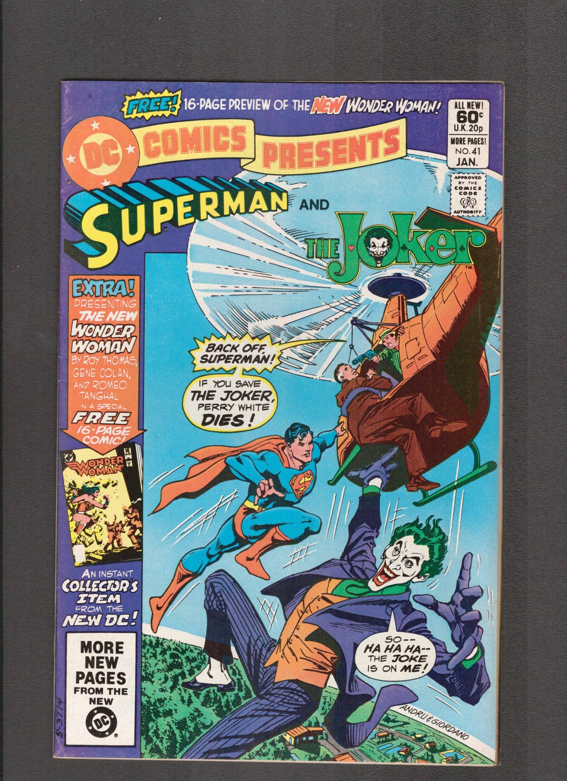 DC Comics Presents #41 (1982) Superman & Joker DC Comics