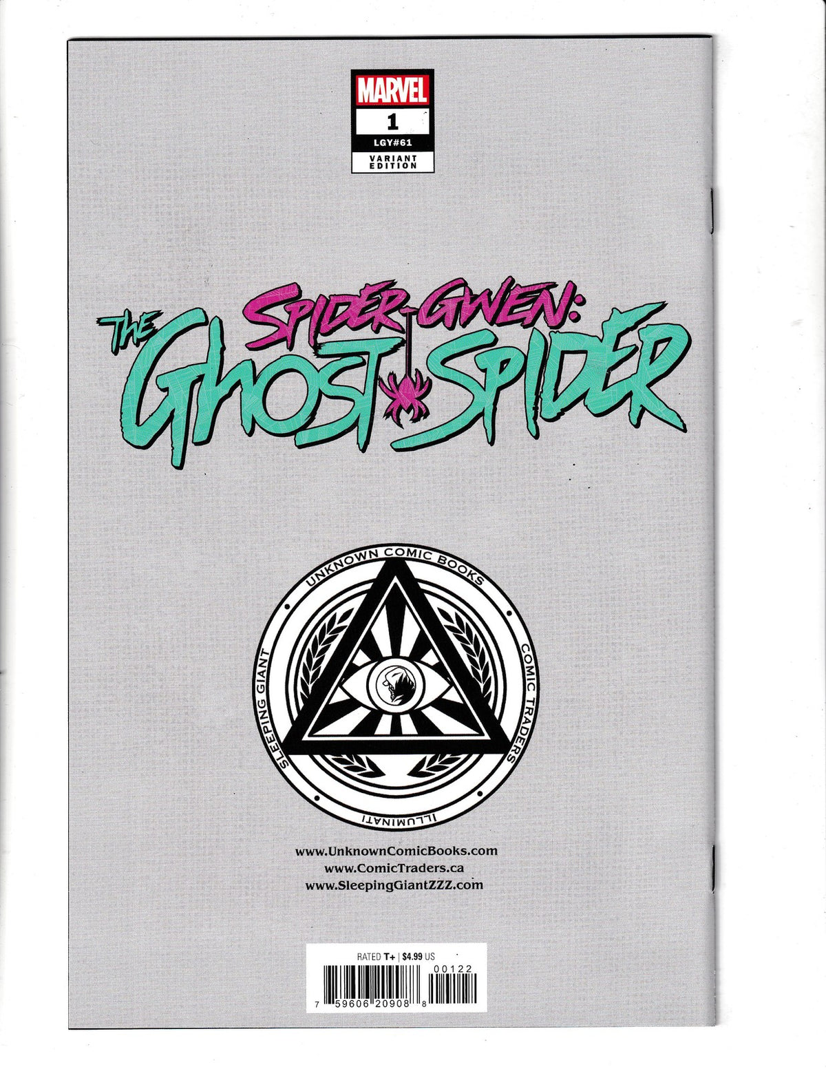 Spider-Gwen: The Ghost Spider #1 (2024) Szerdy Unknown Exclusive Marvel Comics
