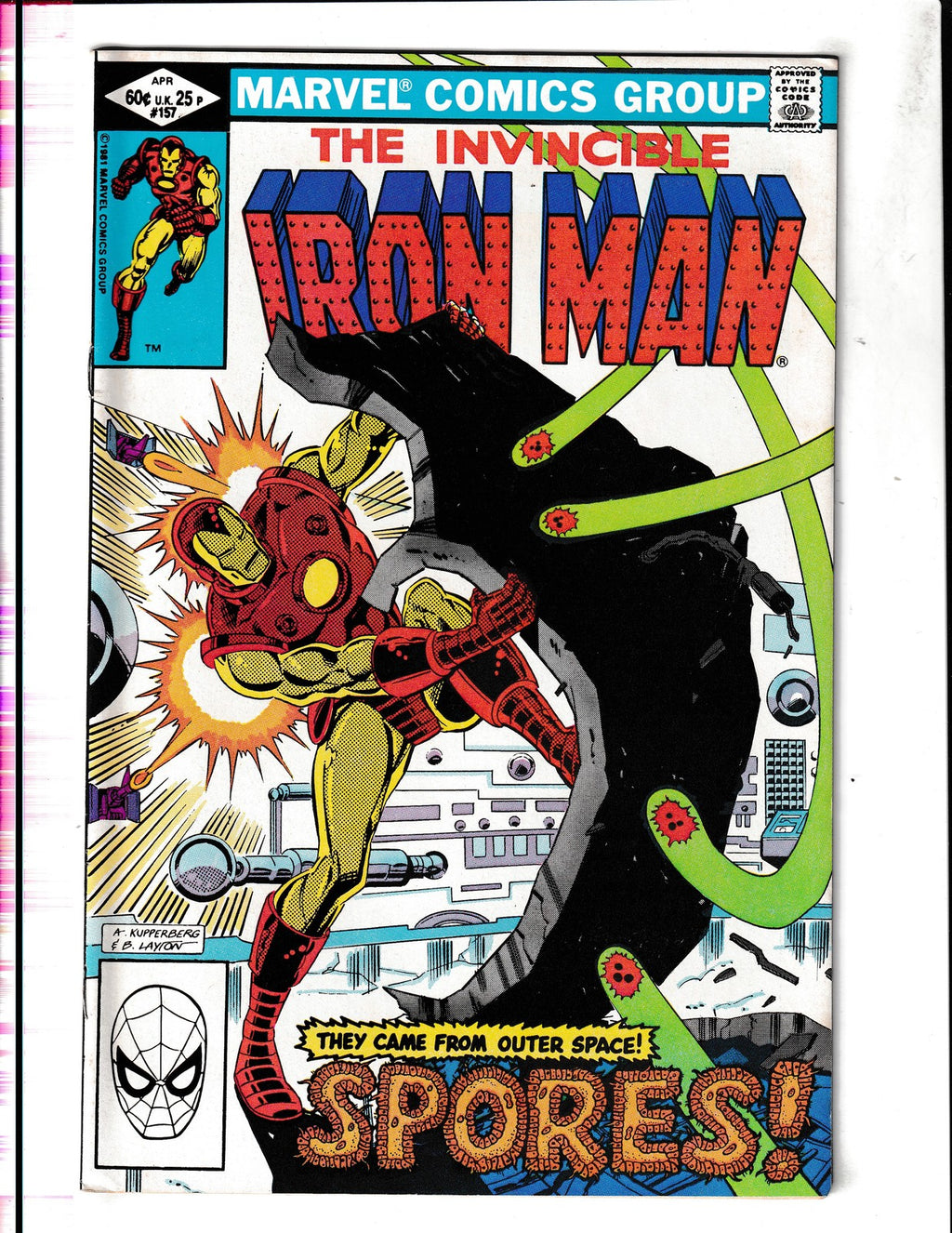 Iron Man #157 (1982) Dan Green Inks Marvel Comics