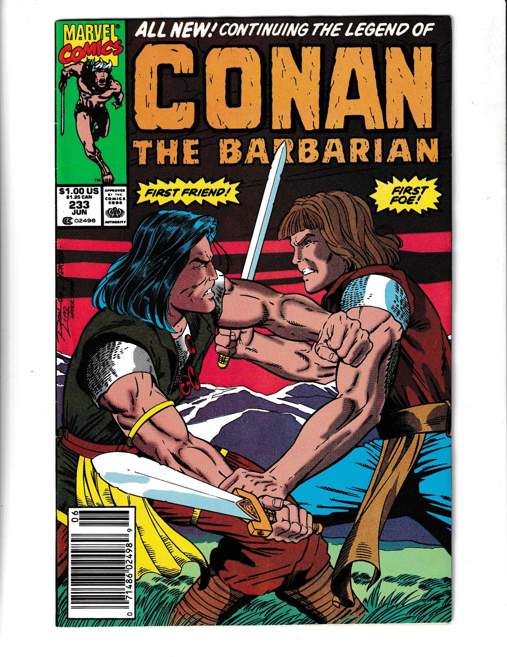 Conan the Barbarian #233 (1990) Marvel Comics SKU:2961
