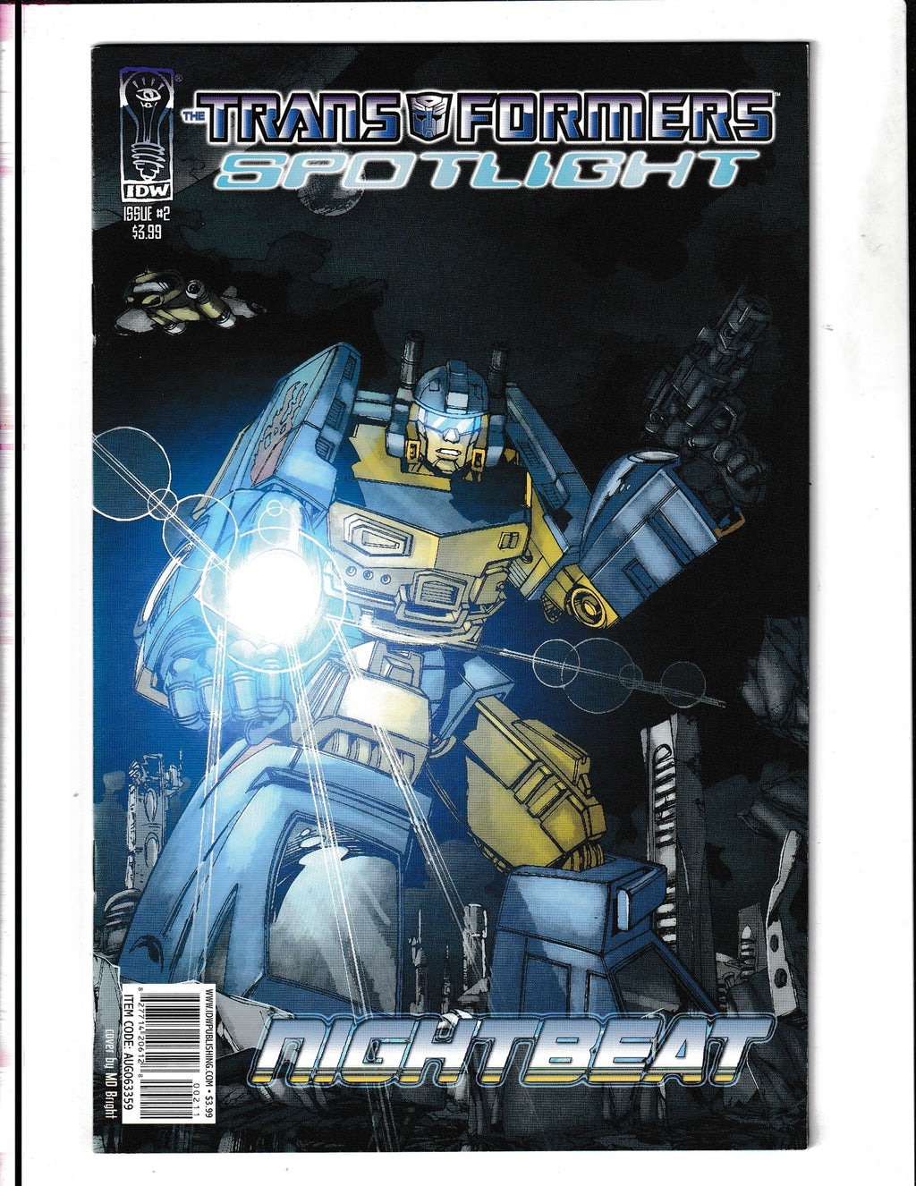 Transformers Spotlight: Nightbeat #2 (2006) IDW Comics