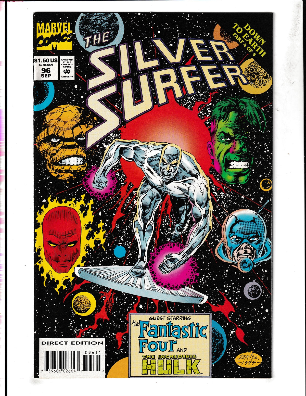 Silver Surfer #96 (1994) Marvel Comics SKU:1824