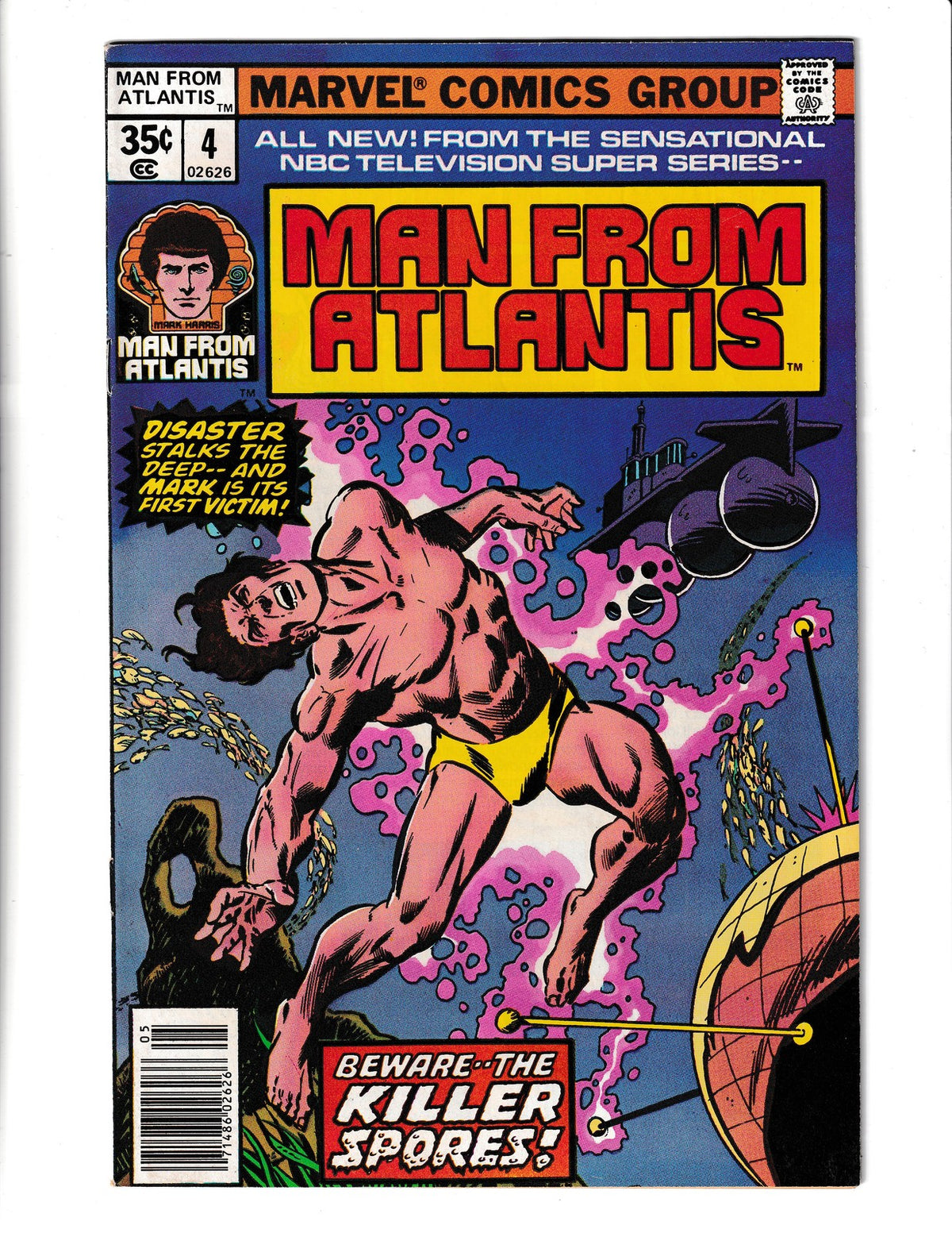Man from Atlantis #4 (1978) Marvel Comics SKU:2356