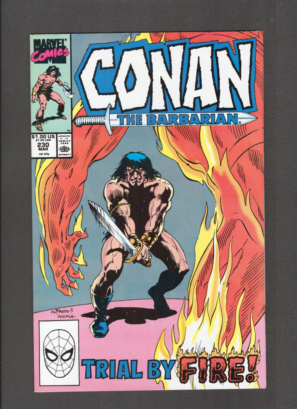 Conan the Barbarian #230 (1990) Frank Springer Marvel Comics