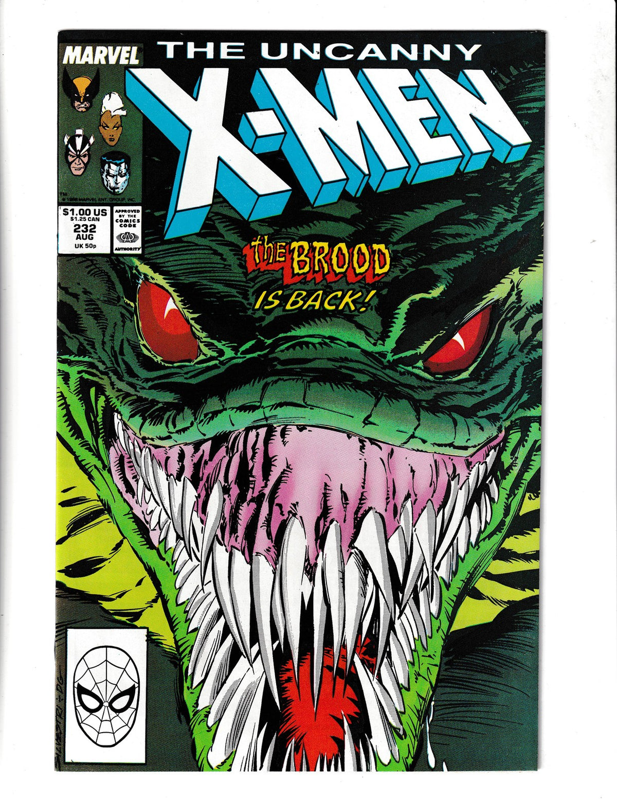 Uncanny X-Men #232 (1988) HIGHER GRADE Marvel Comics