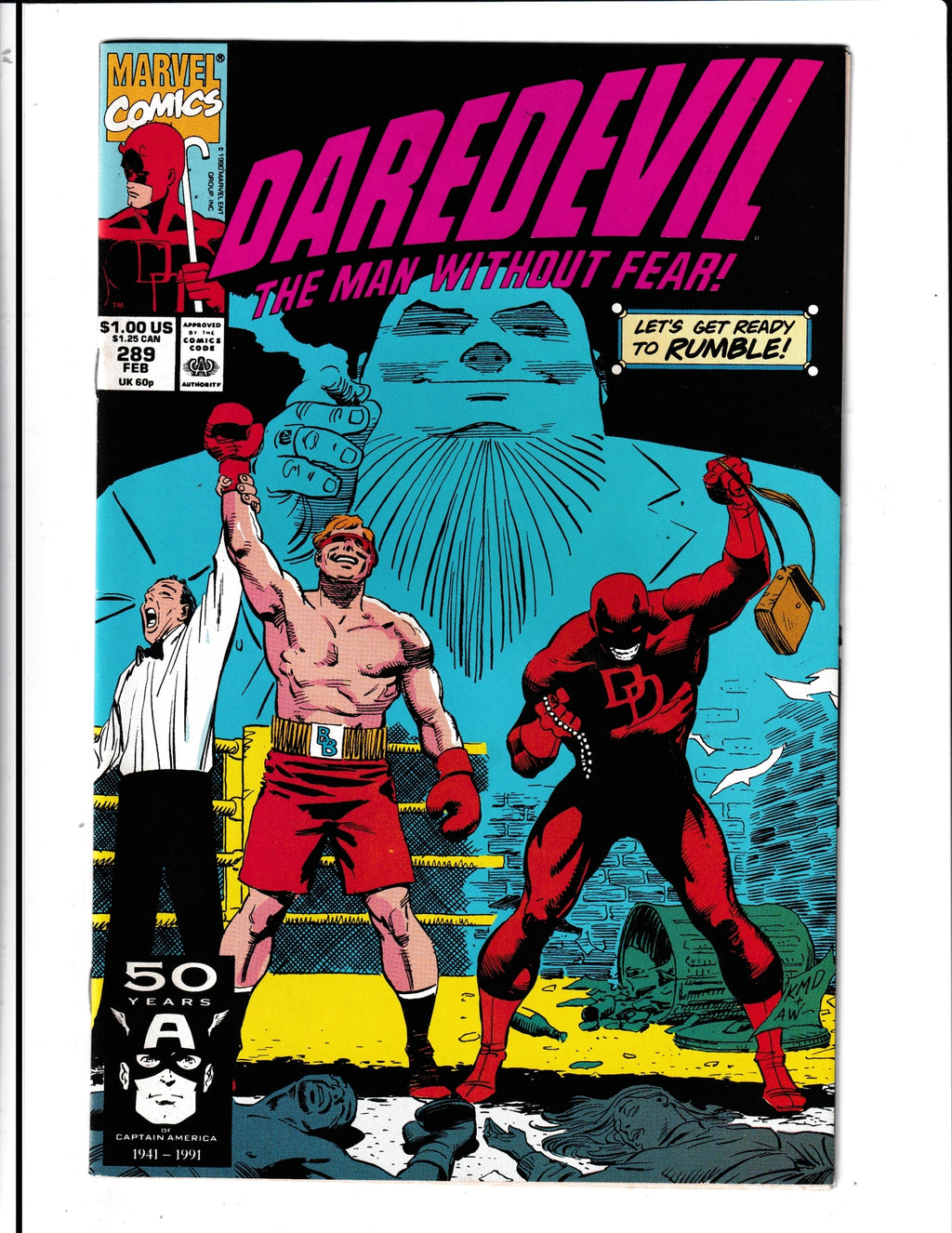 Daredevil #289 (1991) Marvel Comics