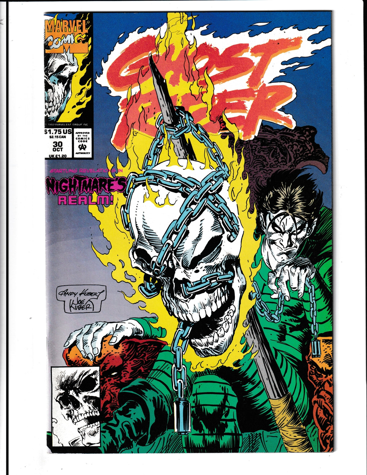 Ghost Rider #30 (1992) Higher Grade Marvel Comics