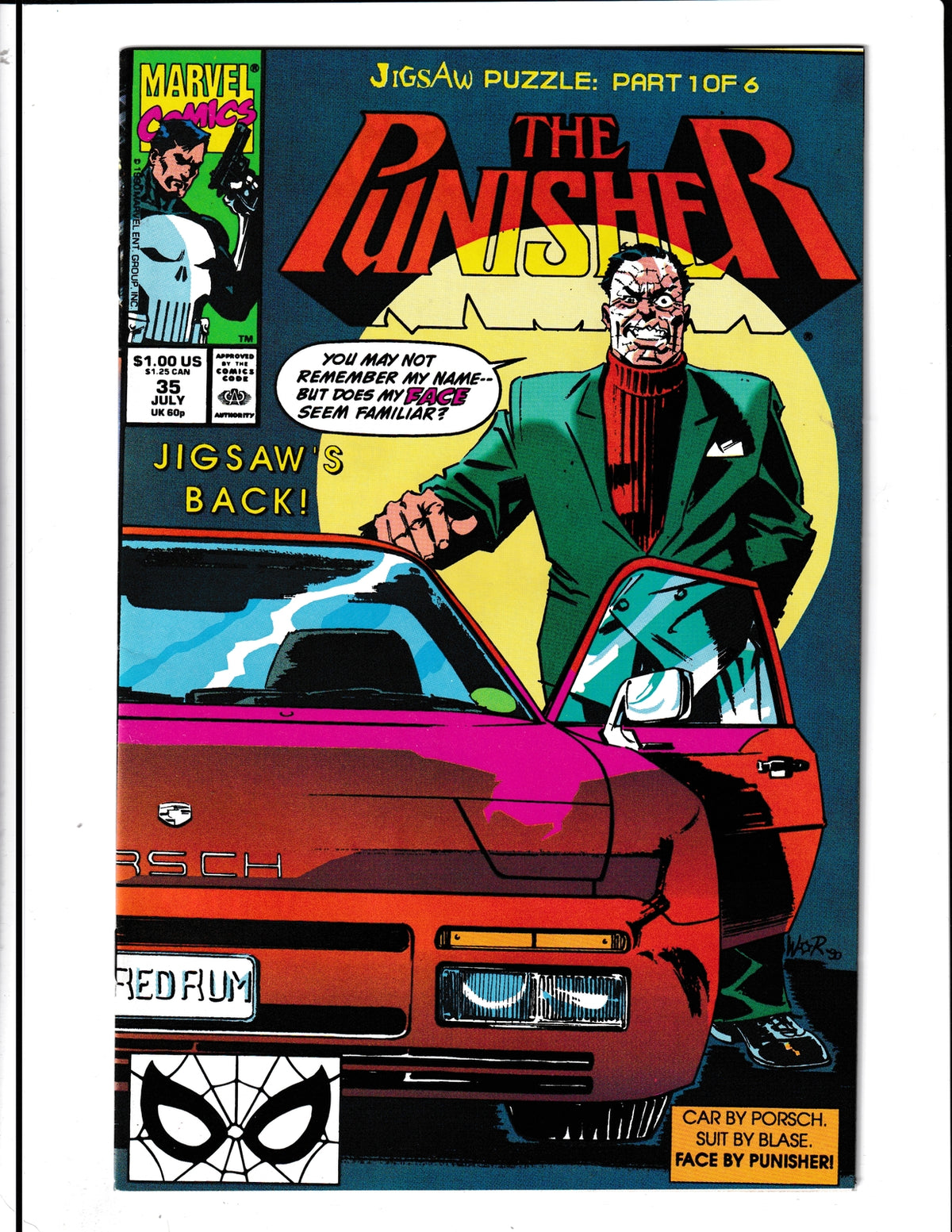 Punisher #35 (1990) Higher Grade Marvel Comics