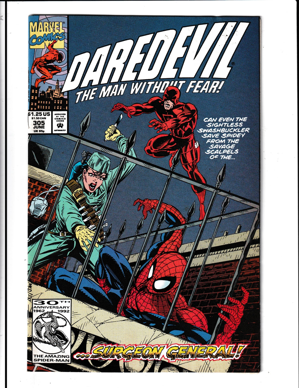 Daredevil #305 (1992) Marvel Comics