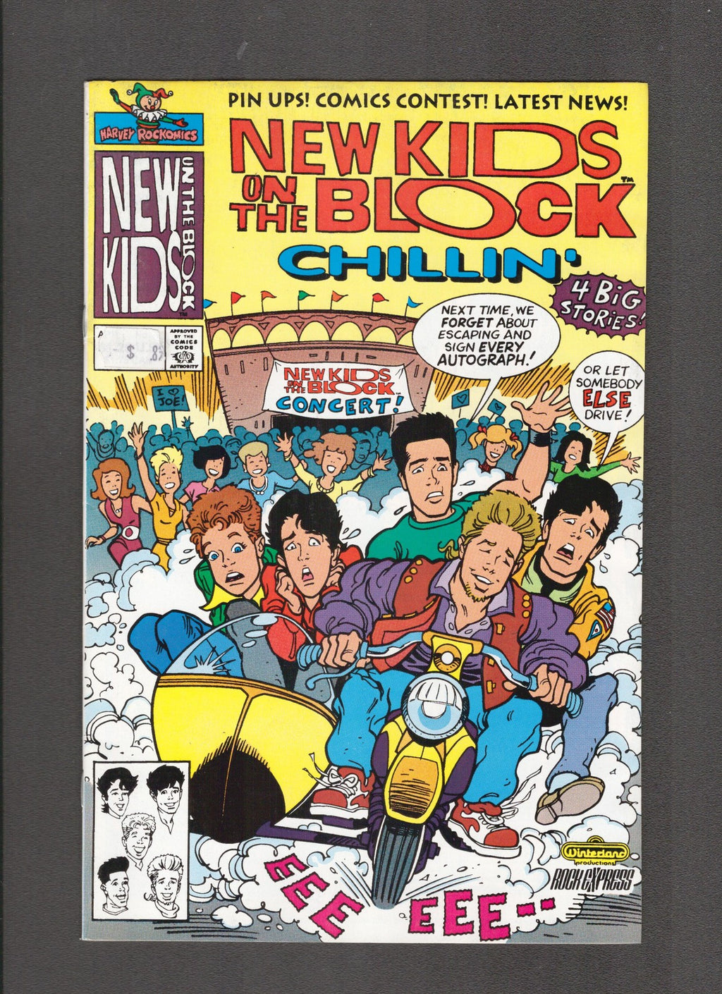 New Kids On The Block: Chillin' #4 (1991) Harvey Comics