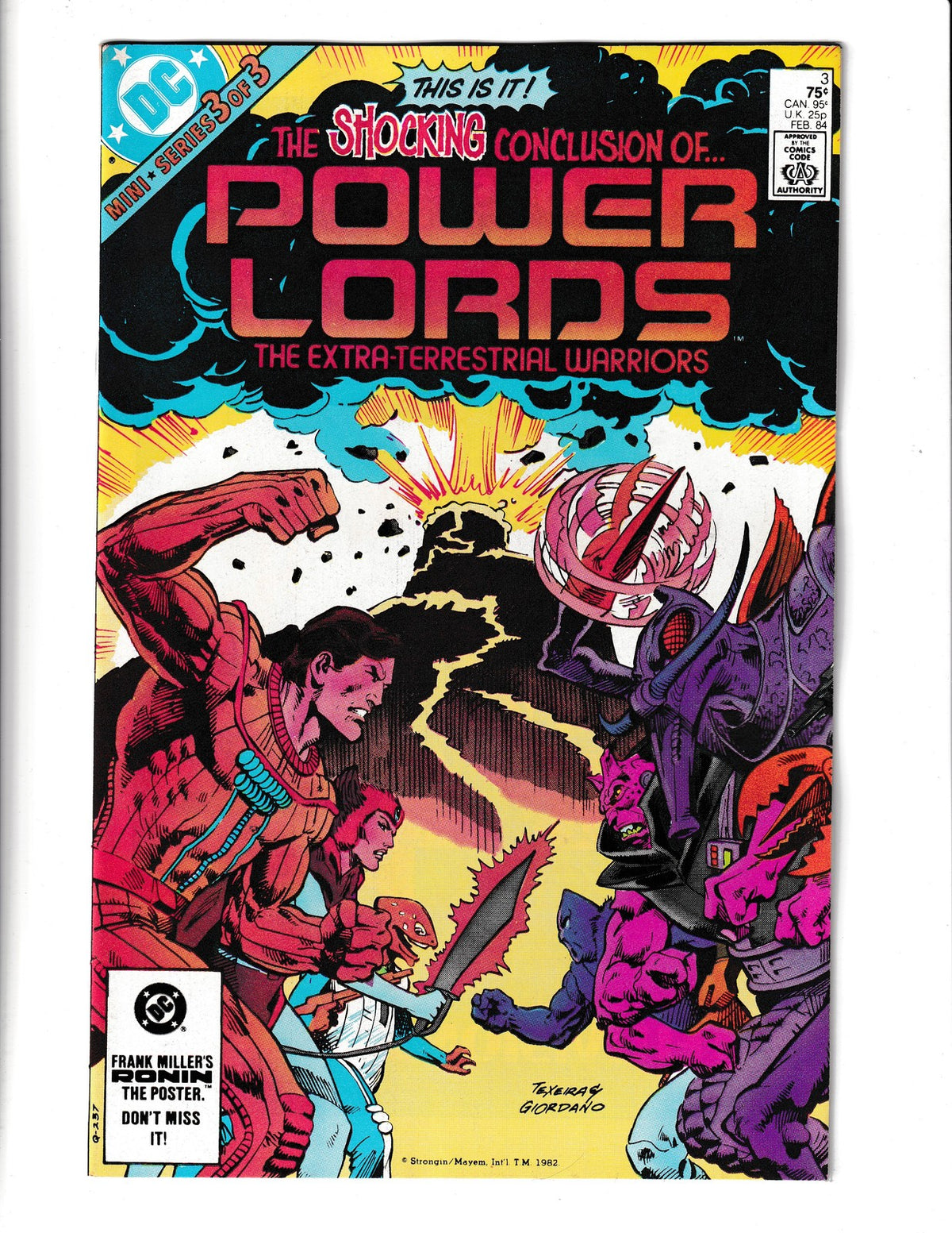 Power Lords #3 (1984) Marvel Comics