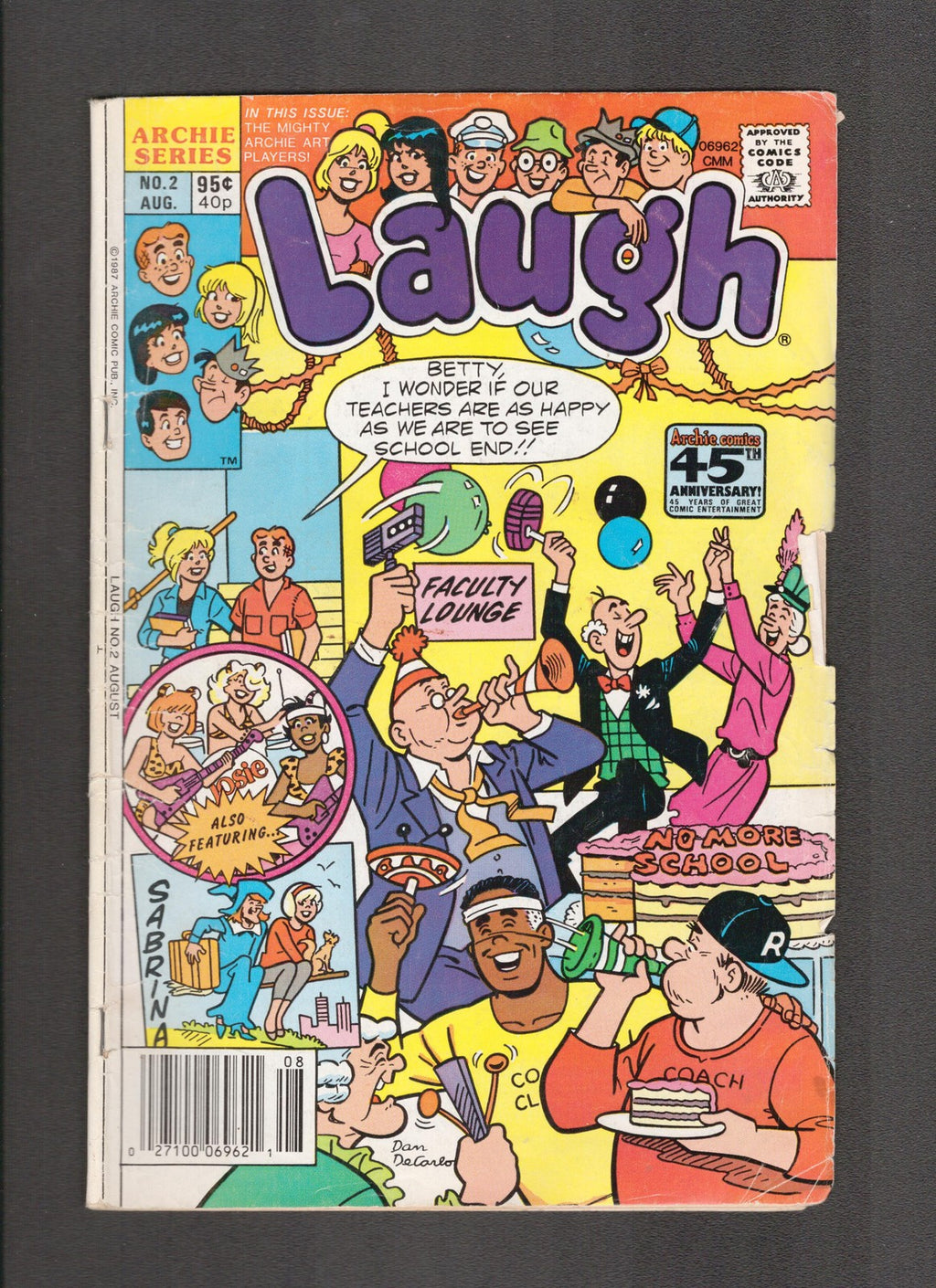 Laugh Comics #2 (1987) Canadian Newsstand Archie Comics