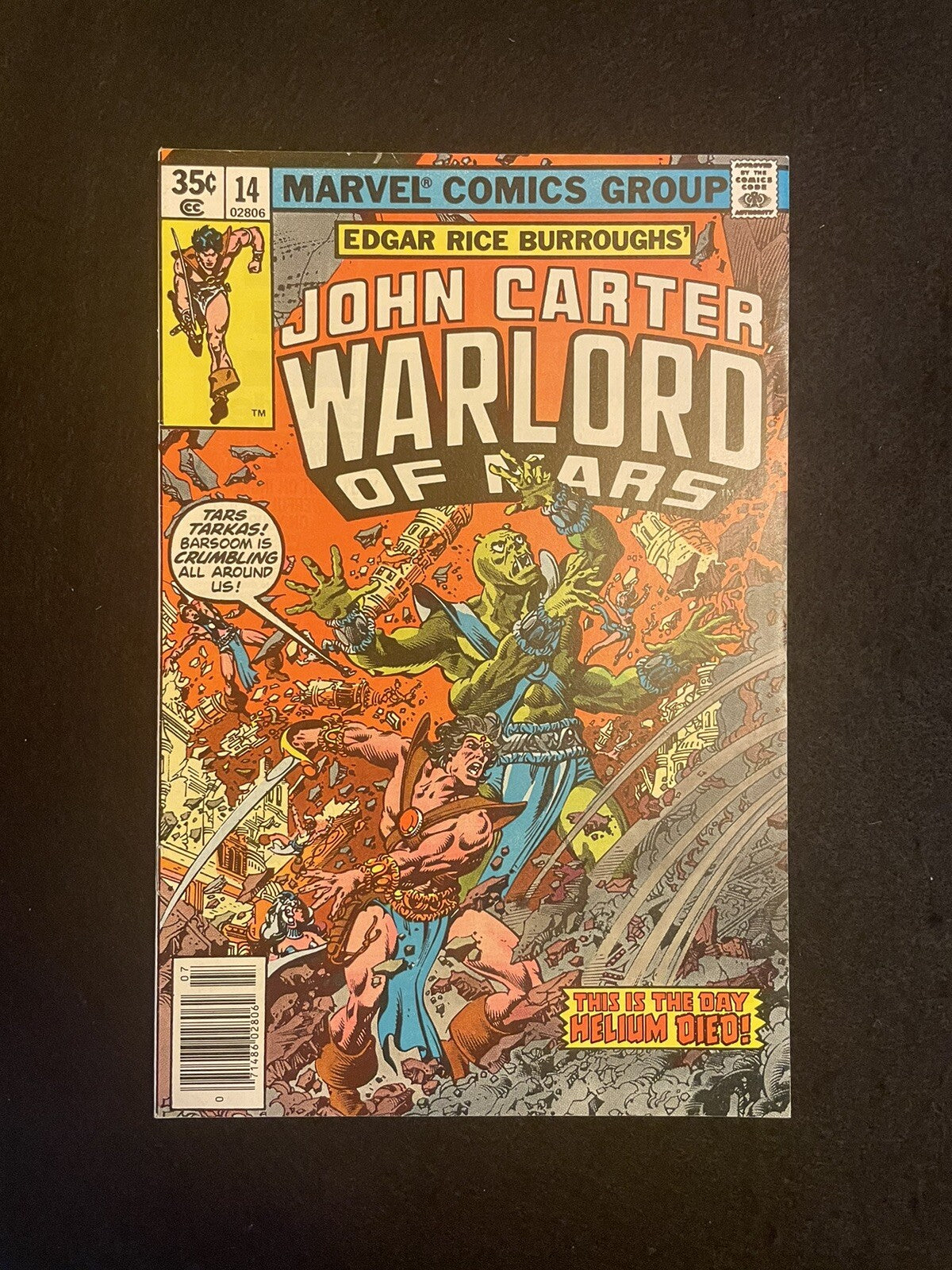 John Carter Warlord of Mars #14 (1978) Bronze Age Marvel