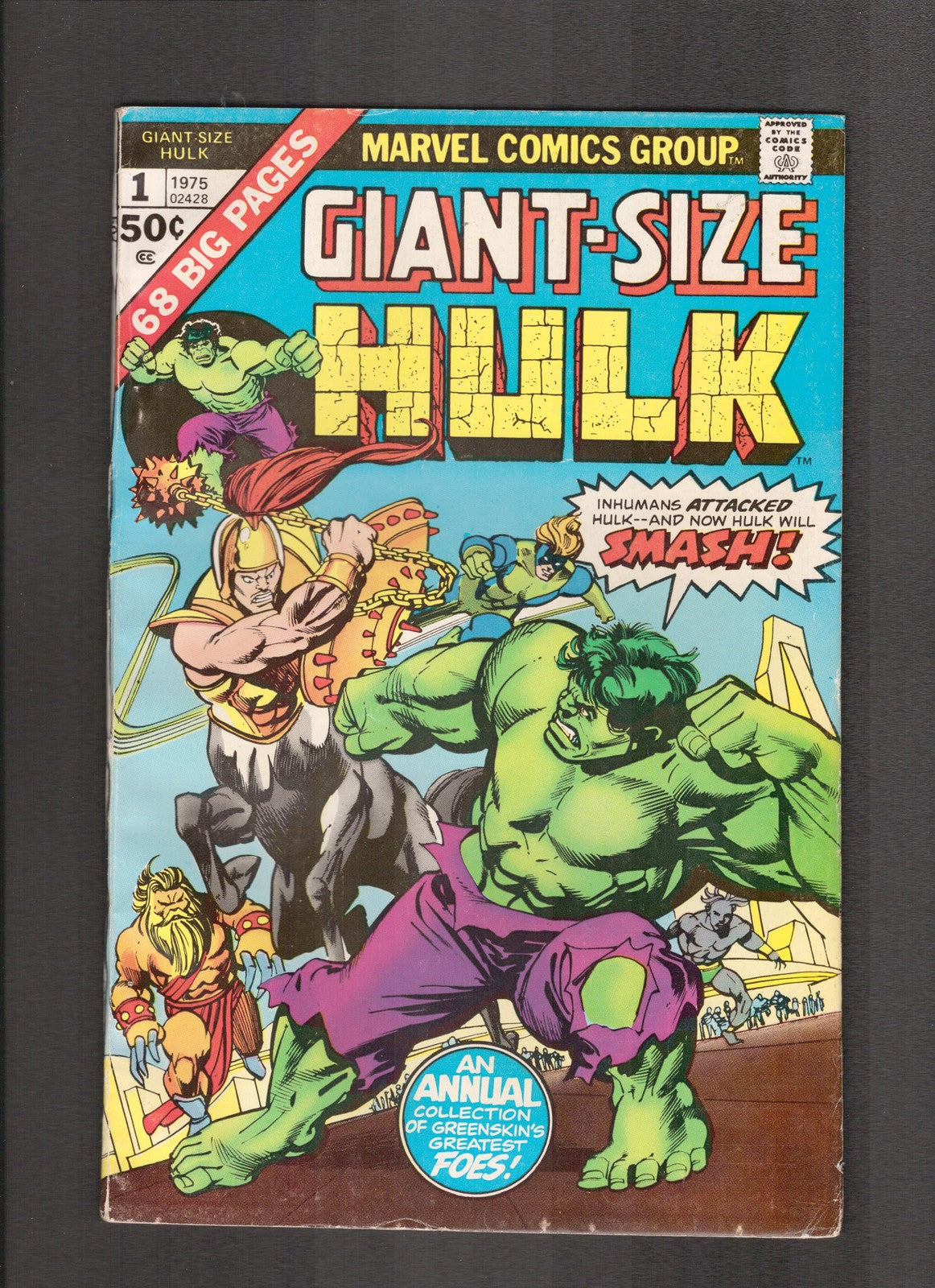 Giant-Size Hulk #1 (1975) Stan Lee, Gil Kane Marvel Comics