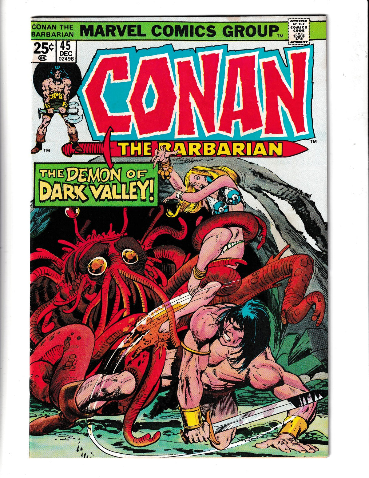Conan the Barbarian #45 (1974) Buscema, Kane, Thomas Marvel Comics
