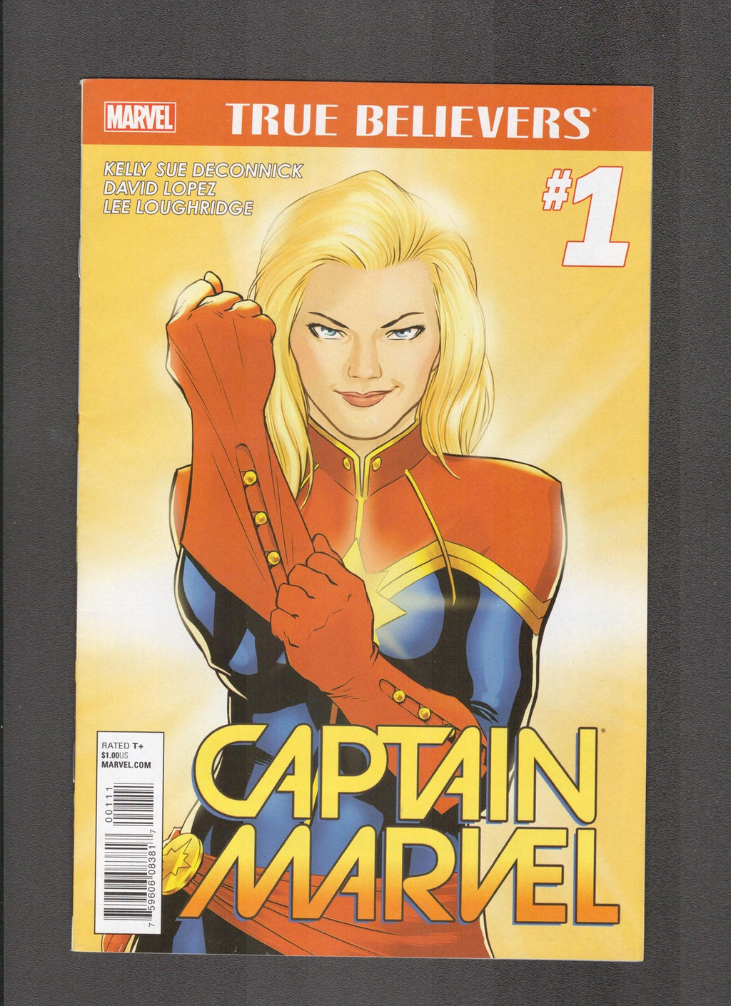 True Believers: Captain Marvel #1 (2015) David Lopez Marvel Comics