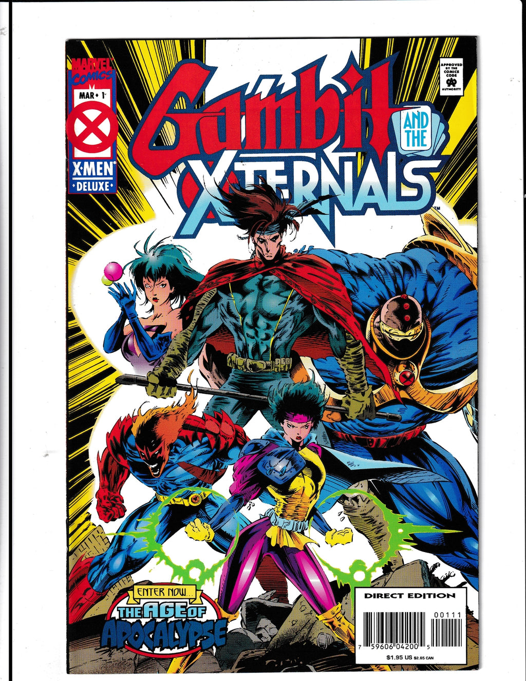 Gambit and the X-ternals #1 (1995) Marvel Comics SKU:458