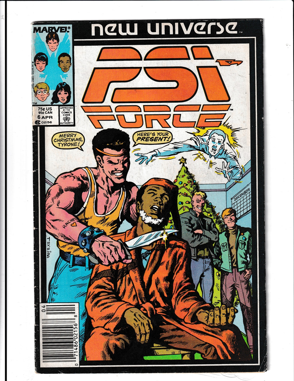 PSI Force #6 (1987) Marvel Comics