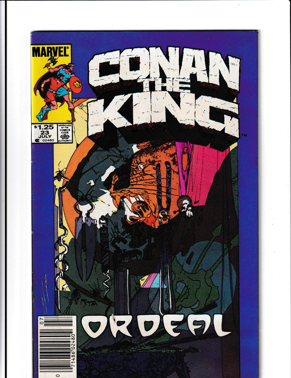 Conan the King #23 (1984) Canadian Newsstand Marvel Comics