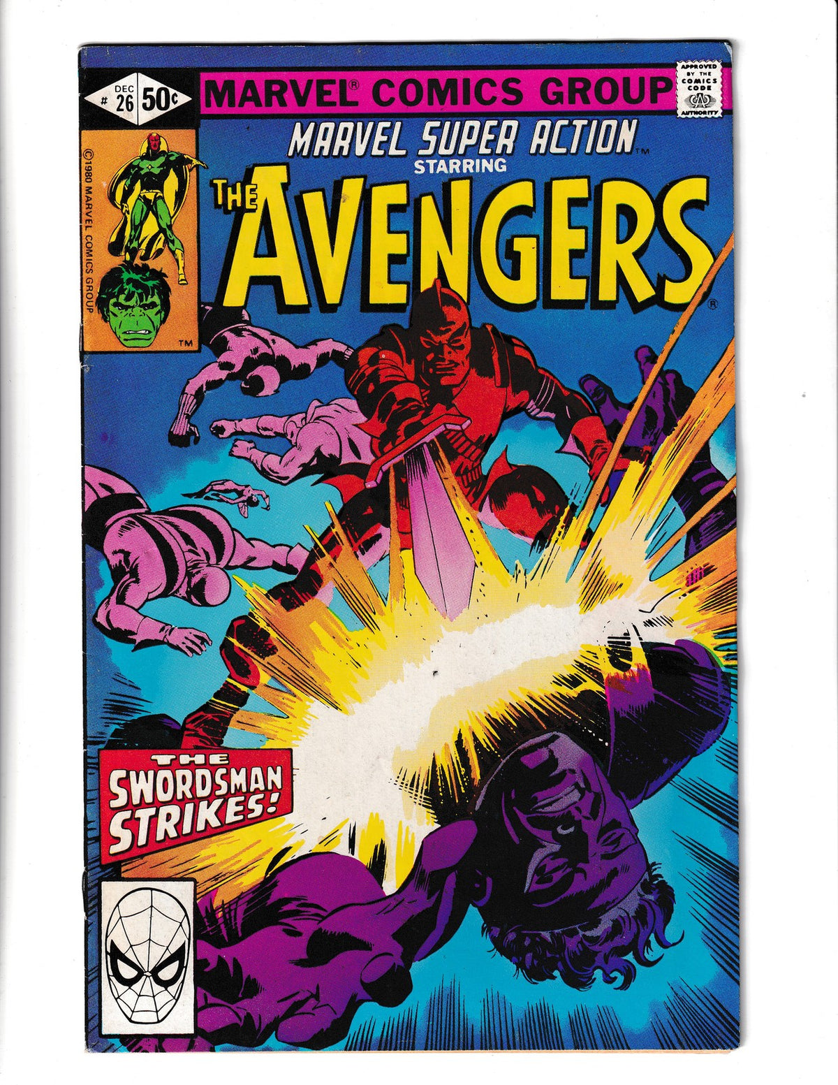 Marvel Super-Action #26 (1980) Starring Avengers Marvel Comics