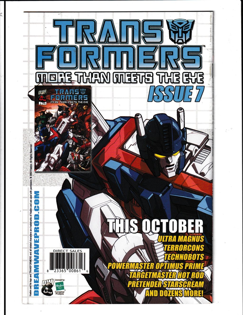 Transformers #2b (2003) Pat Lee Decepticon Dreamwave Comics