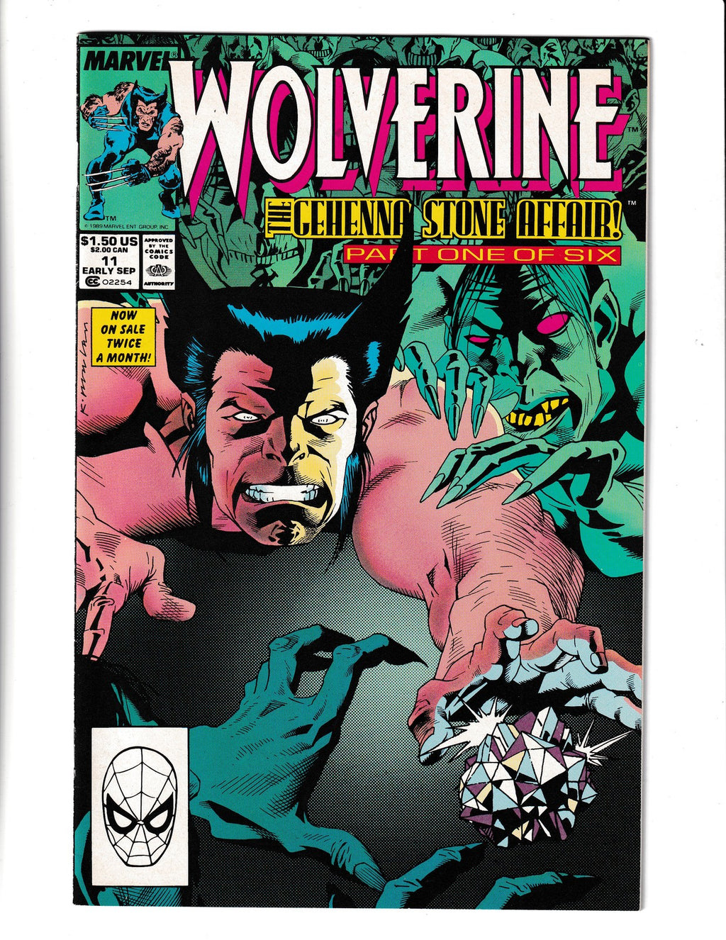 Wolverine #11 (1989) Marvel Comics