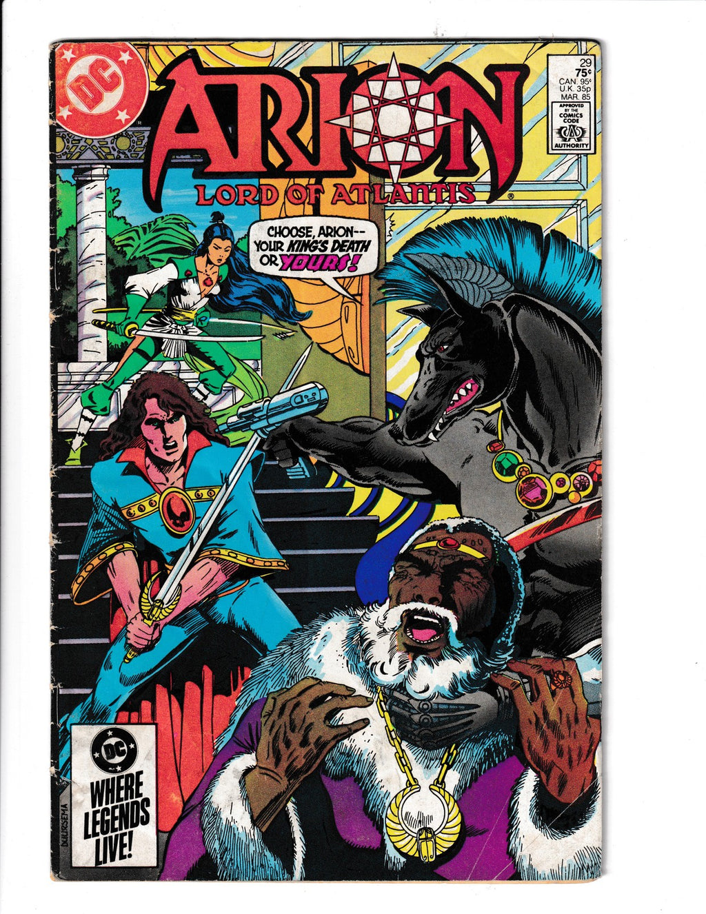 Arion. Lord of Atlantis #29 (1985) DC Comics