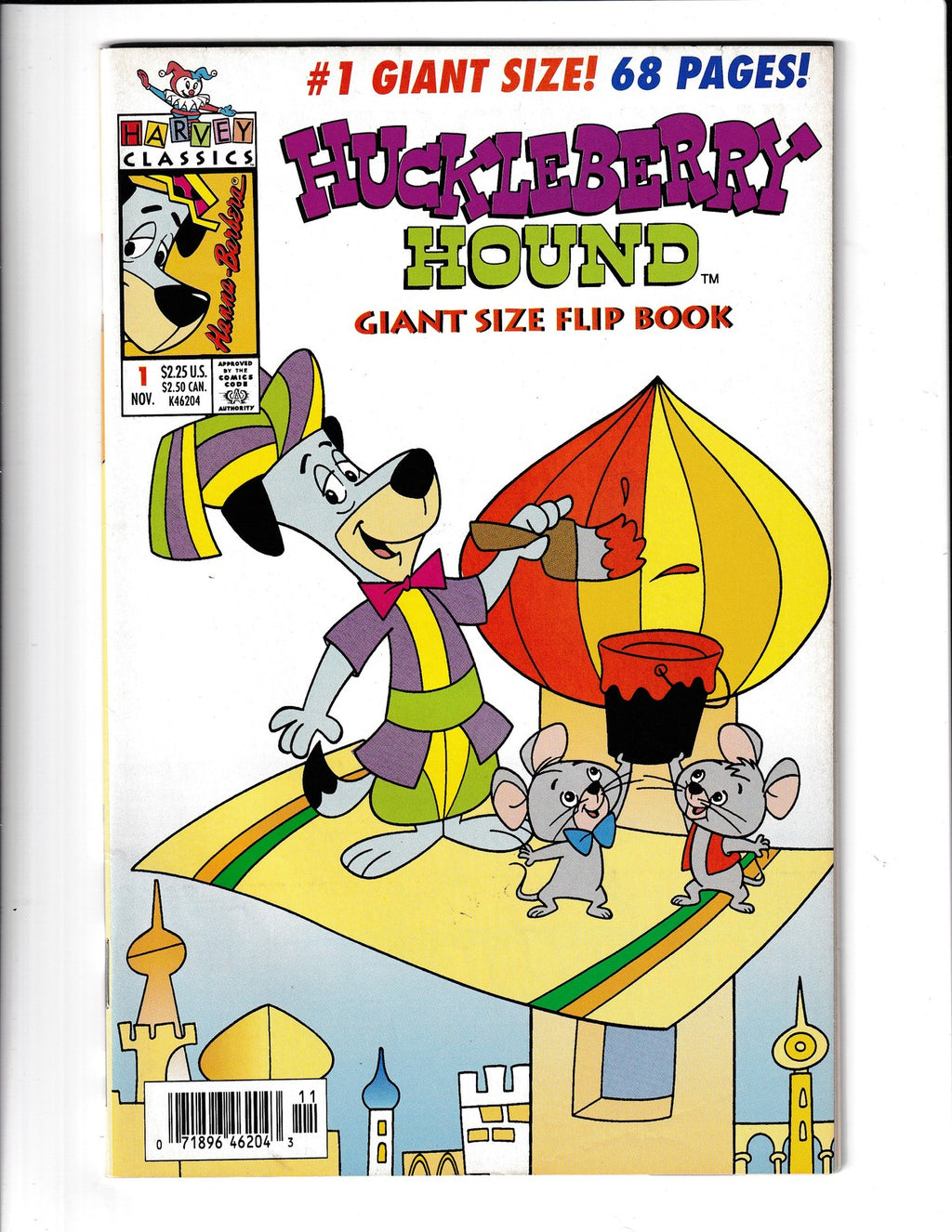 Huckelberry Hound/Quick Draw McDraw Giant Size #1 (1993) Flip-Book Harvey Comics