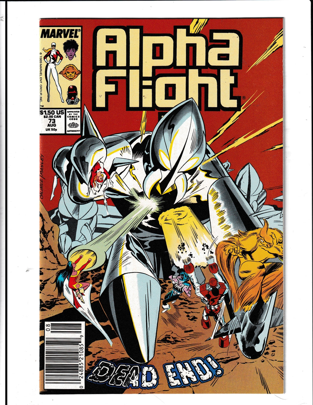 Alpha Flight #73 (1989) Marvel Comics SKU:517