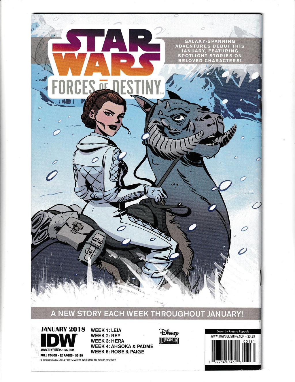 Walt Disney Showcase #1B (2018) Alessio Coppola Variant IDW Comics