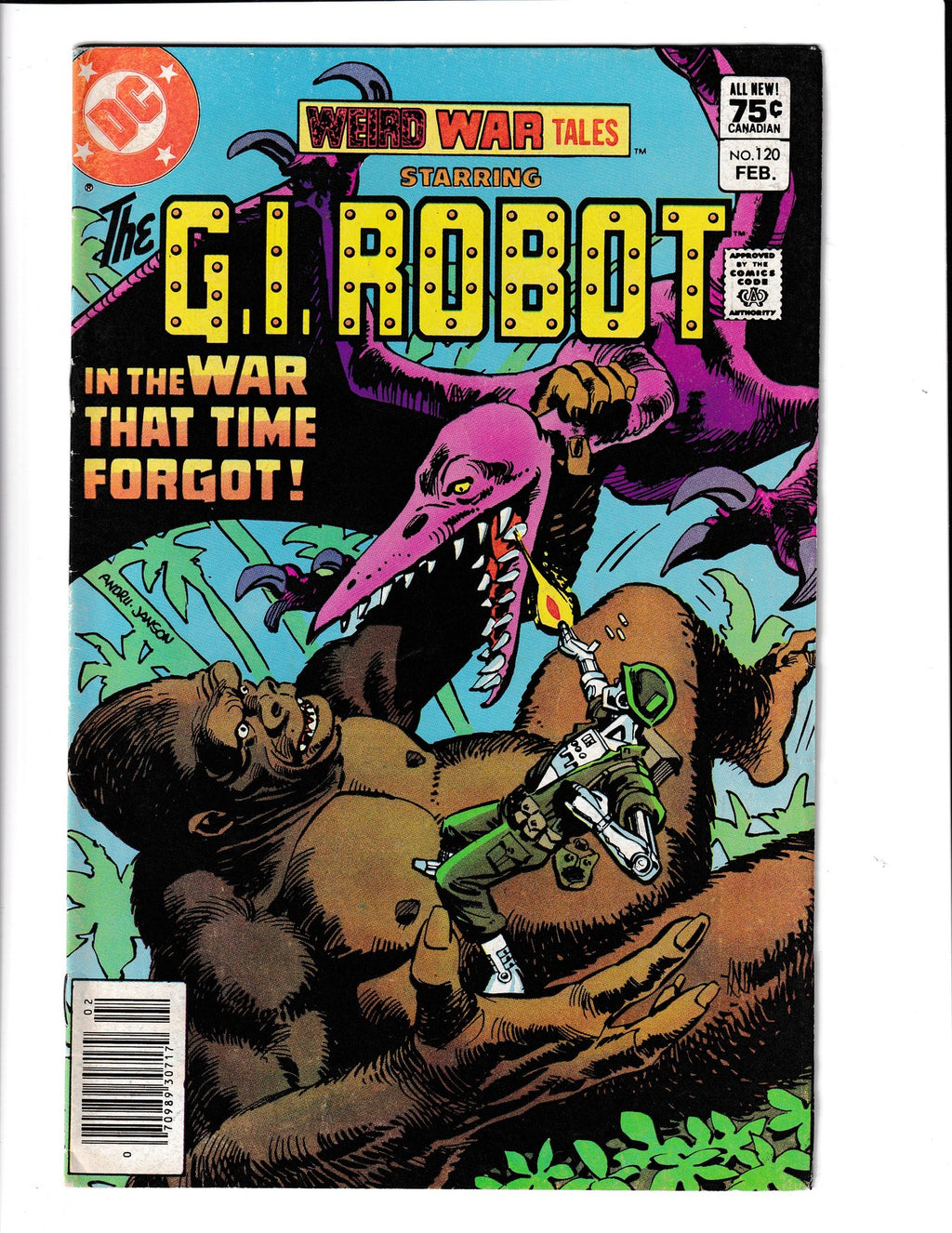 Weird War Tales #120 (1983) Starring G.I. Robot DC Comics
