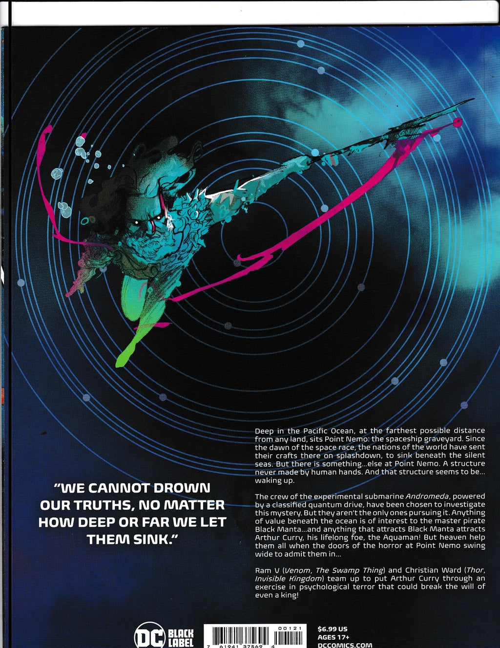 Aquaman: Andromeda #1b (2022) Black Label HIGH GRADE Hitch Variant DC Comics