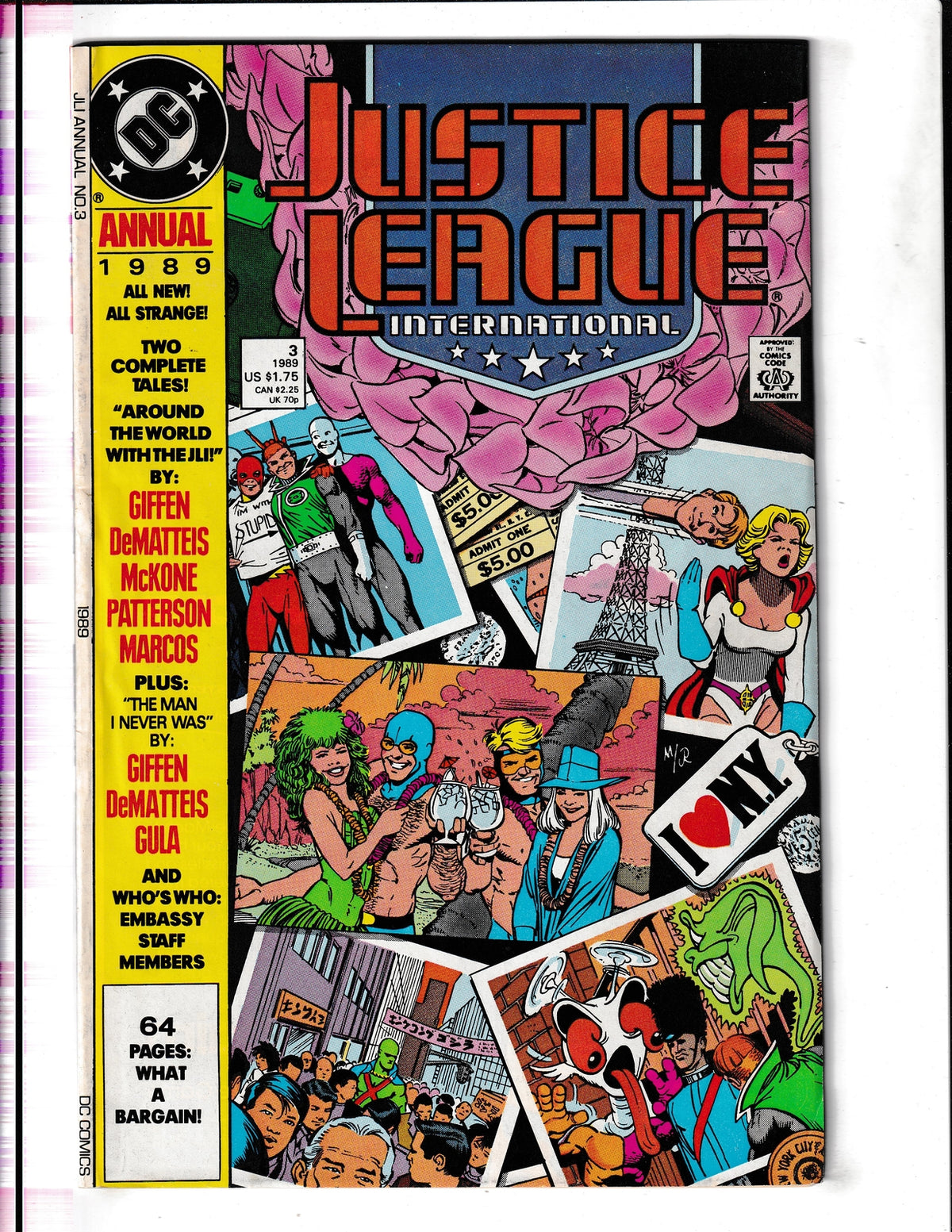 Justice League International Annual #3 (1989) DC Comics