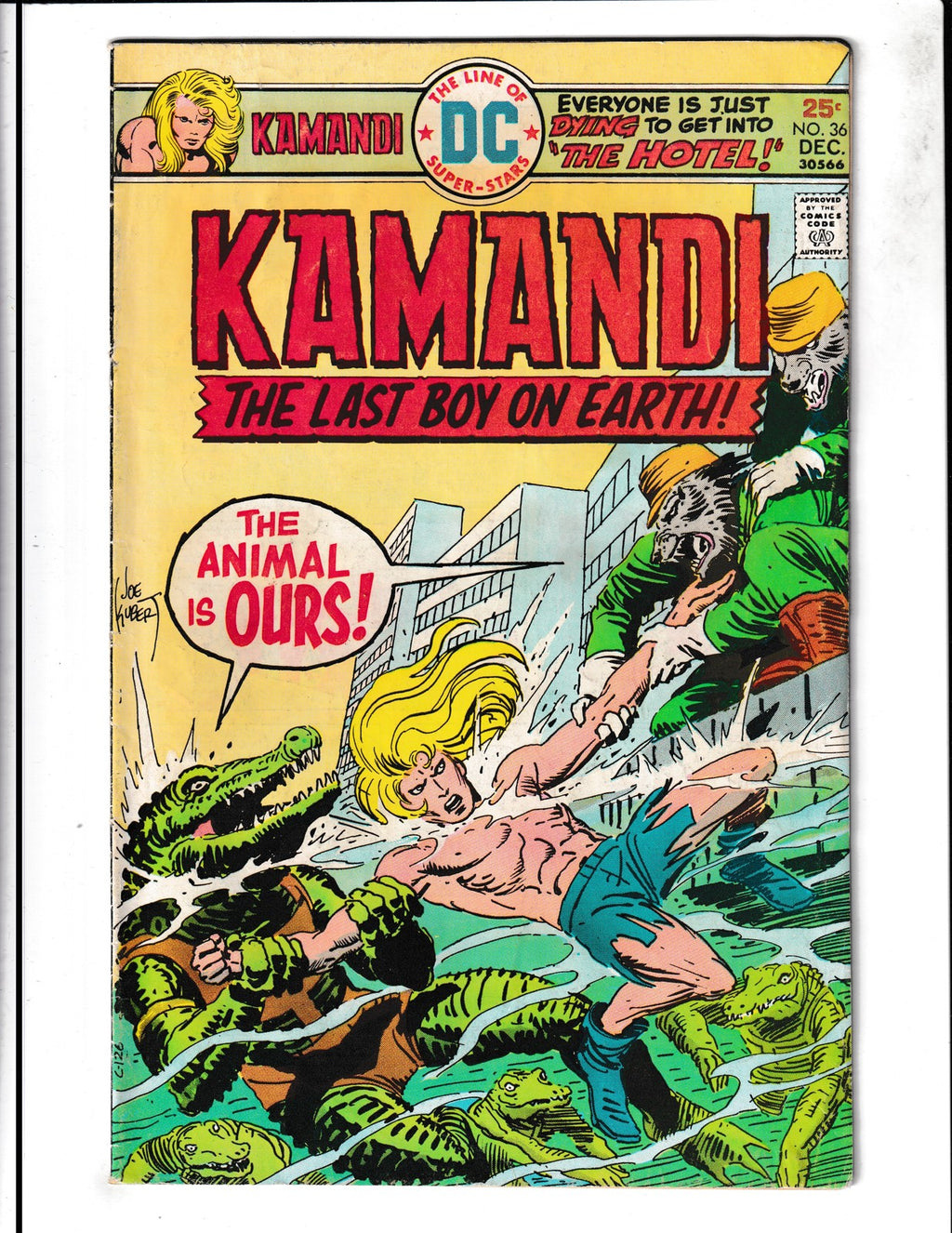 Kamandi, The Last Boy On Earth #36 (1975) DC Comics SKU:2661