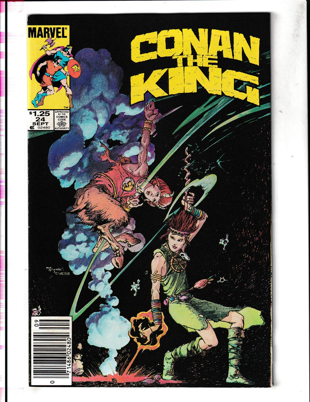 Conan the King #24 (1984) Michael Kaluta Marvel Comics