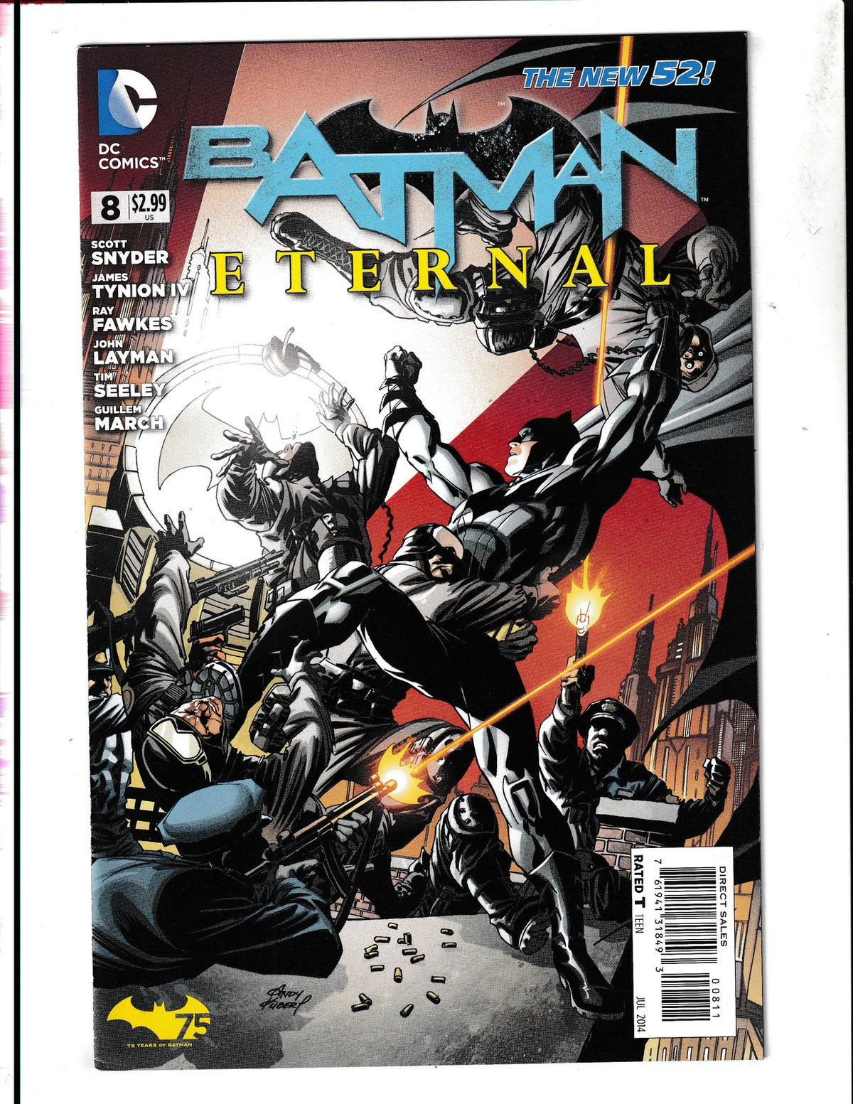 Batman: Eternal #8 (2014) Kubert/Anderson DC Comics