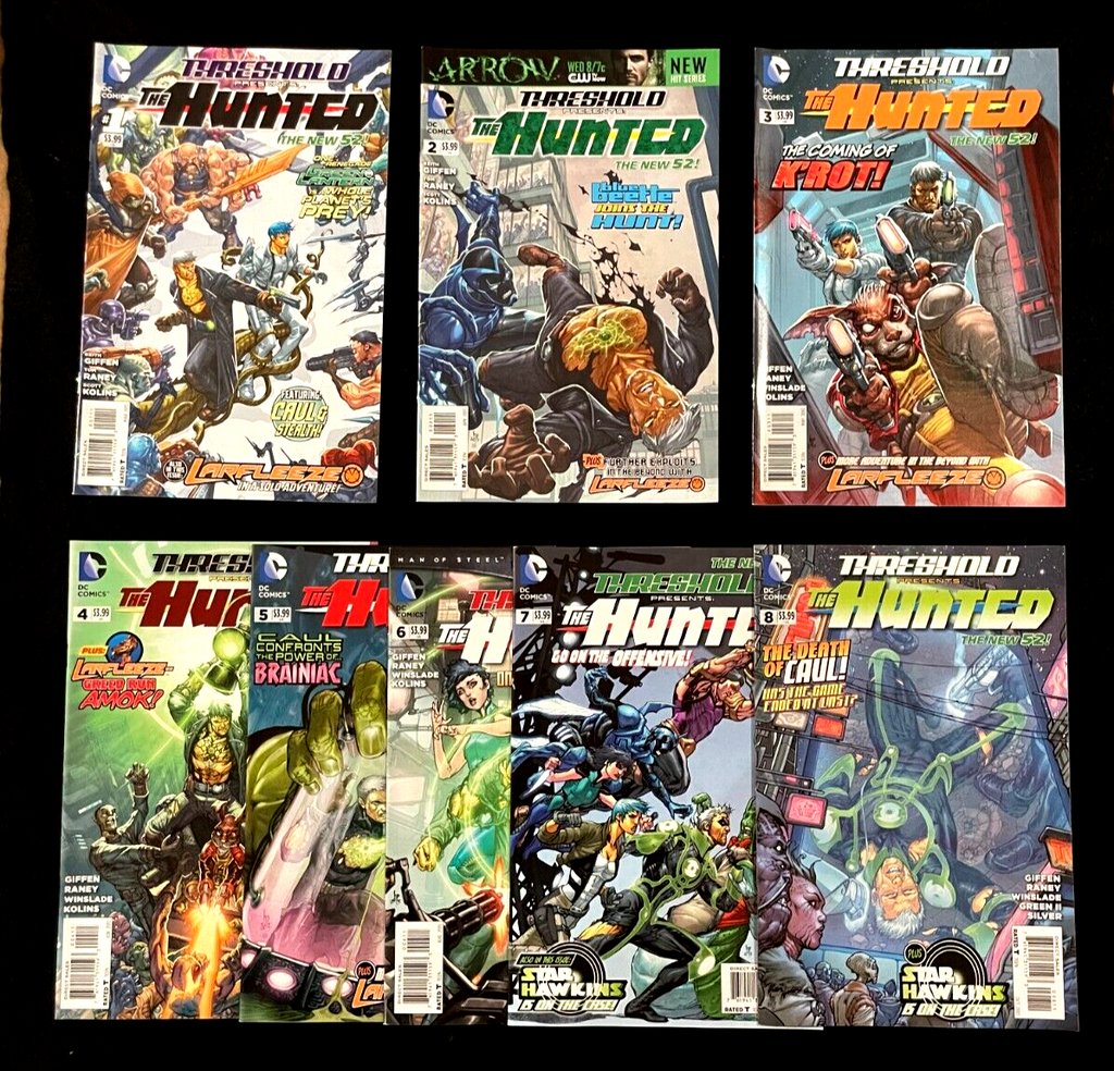 Threshold - Complete Set of 9 #1-9, (2013) DC Comics