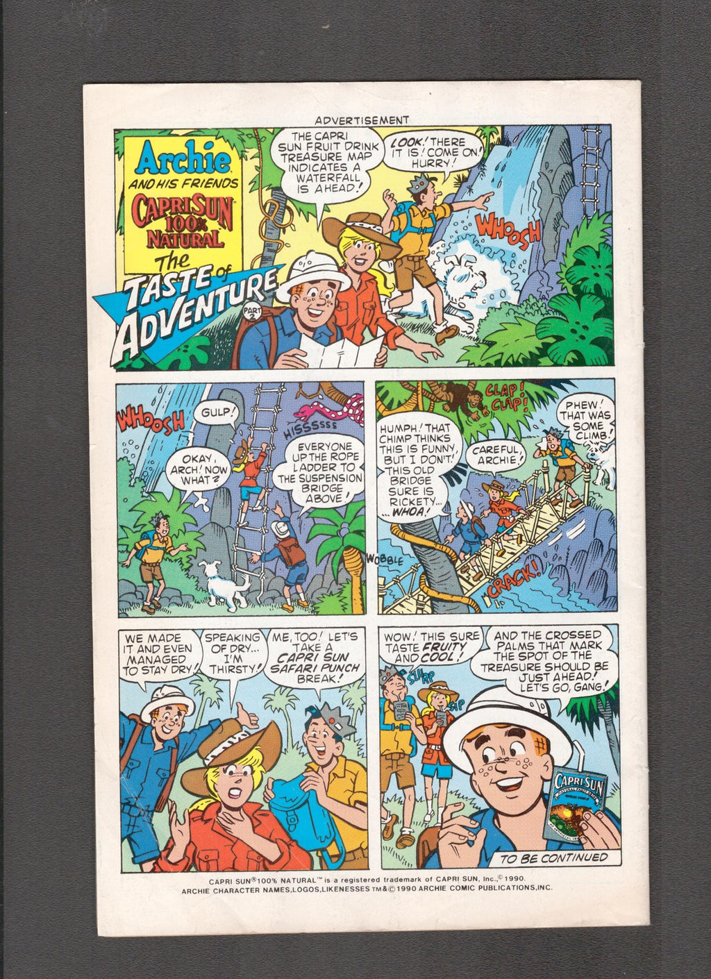 Archie's Explorers of the Unknown #1 (1990) First Issue Archie Comics
