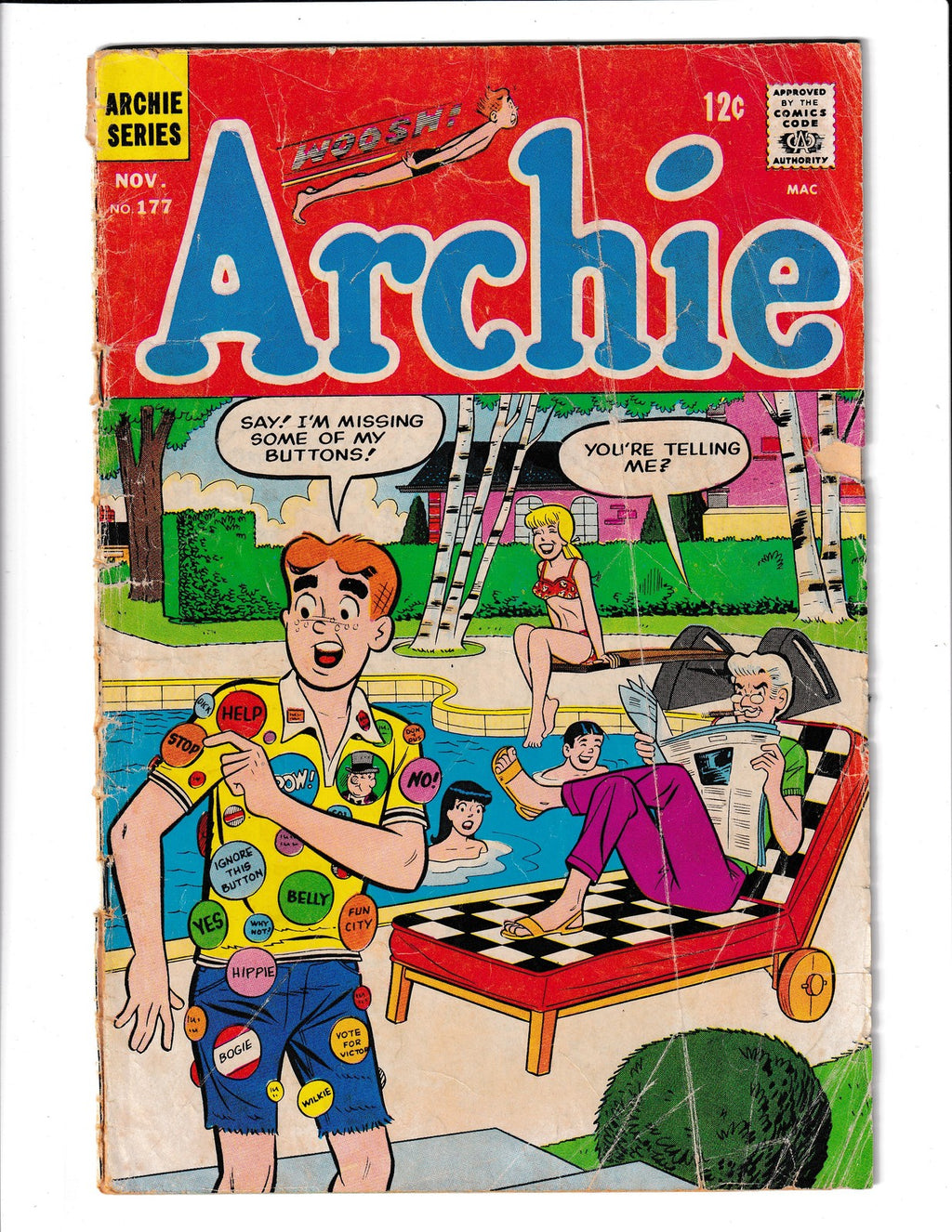Archie Comics #177 (1967) Low Grade Archie Comics